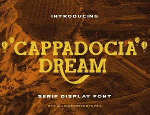 Cappadocia Dream font