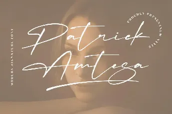 Patrick Amtesa font