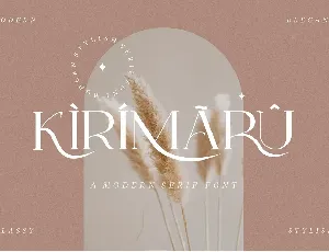 Kirimaru font