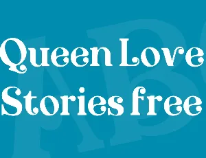 Queen Love Stories free font