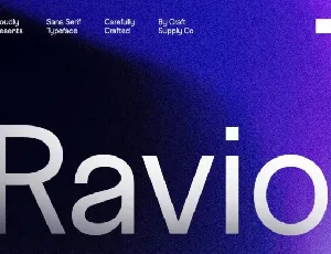 Ravio font