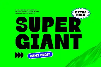 SUPER GIANT font