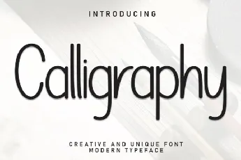 Calligraphy Display font