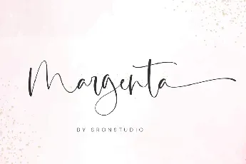 Margenta Calligraphy Script font