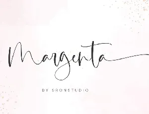 Margenta Calligraphy Script font