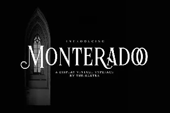 Monteradoo font