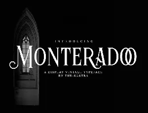 Monteradoo font