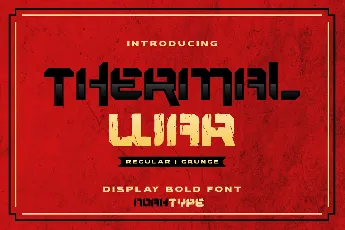 Thermal War Demo font