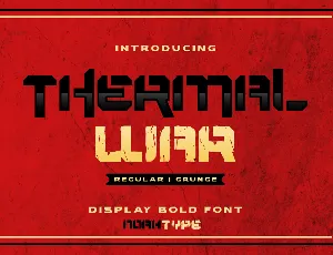 Thermal War Demo font