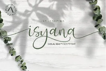 Isyana font