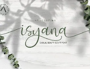 Isyana font