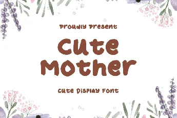 Cute Mother font