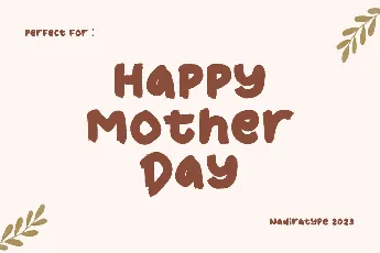 Cute Mother font