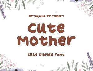 Cute Mother font