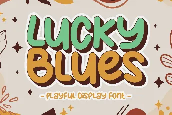 Lucky Blues font