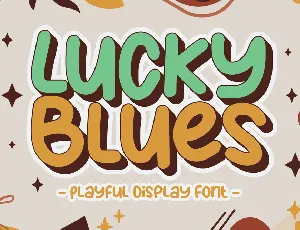 Lucky Blues font