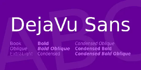 DejaVu Sans font