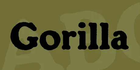 Gorilla font