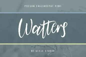 Watters Demo font