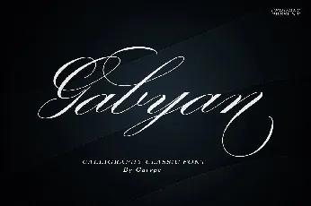 Gabyan font