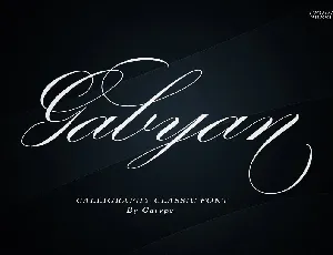 Gabyan font