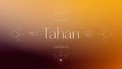 Tahan Sans Serif font