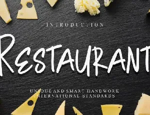 Restaurant Display font