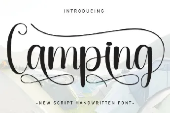 Camping Script Typeface font