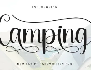 Camping Script Typeface font