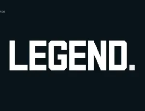 Legend font