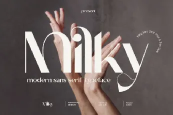 Milky font