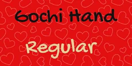 Gochi Hand font