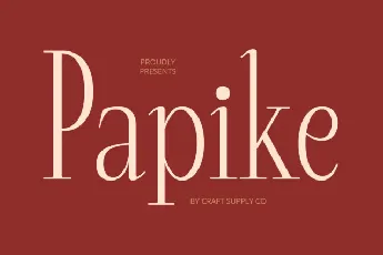 Papike font