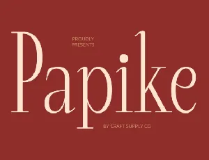 Papike font