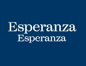 Esperanza Family font