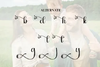 Family Calligraphy font