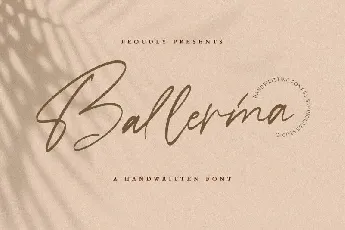 Ballerina Signature Script font