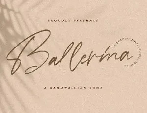 Ballerina Signature Script font