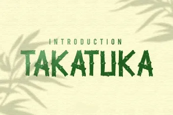 TakaTuka font