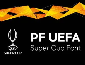 PF UEFA font