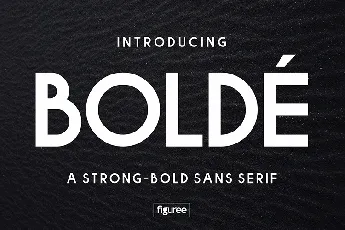 Bolde font