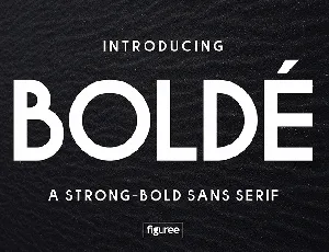 Bolde font