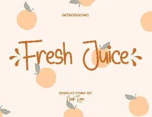 Fresh Juice Demo font