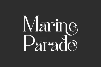 Marine Parade Demo font