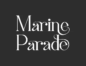 Marine Parade Demo font