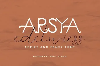 Arsya Edelwiess Demo font