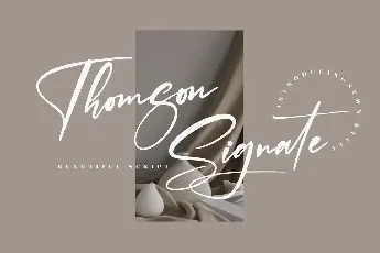 Thomson Signate Script font