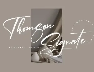 Thomson Signate Script font