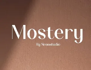 Mostery font