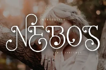 Nebos font